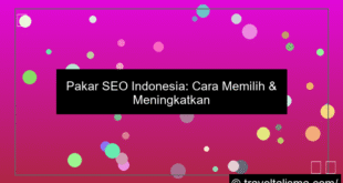 pakar seo indonesia